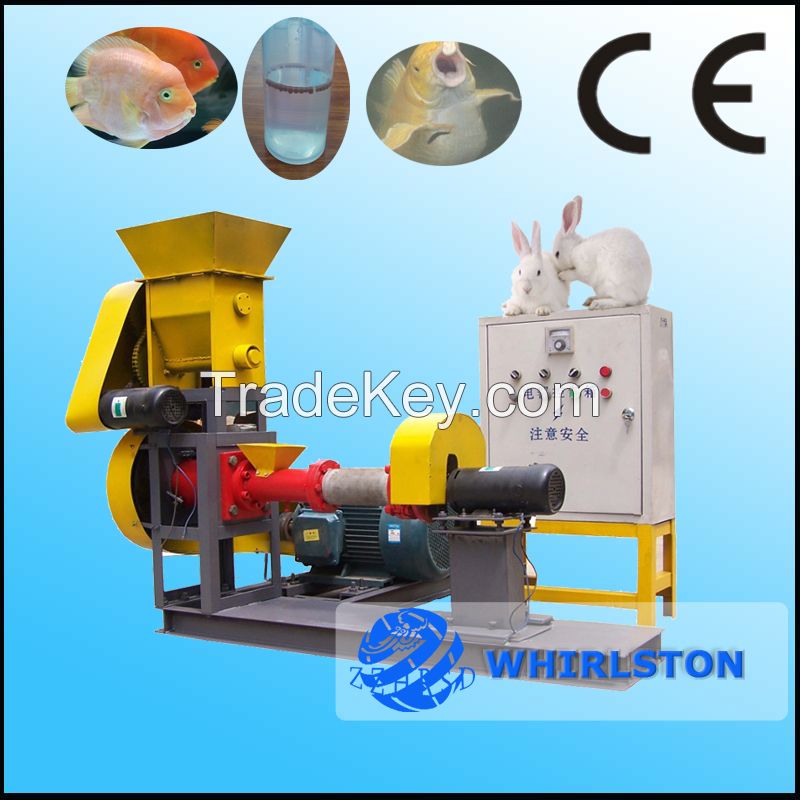 Factory supply CE certificated floating fish feed pellet machine 