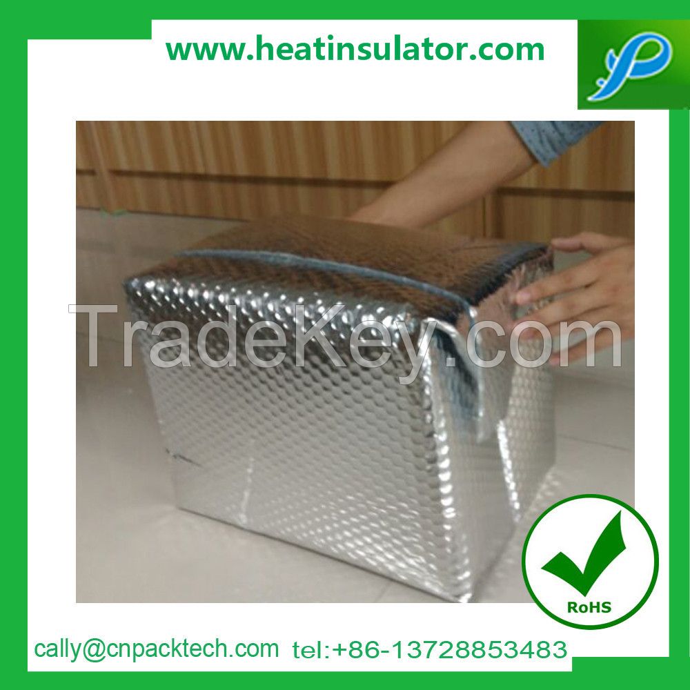 Multi Layer Cold Chain Insulated Box Liners Foil Laminated Bubble Bags