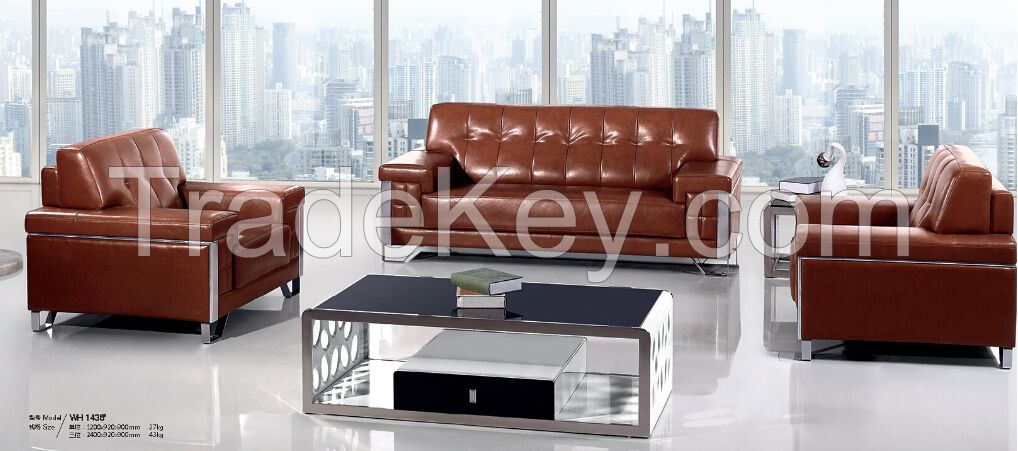 Popular Office Sofa With Metal Feet  1446