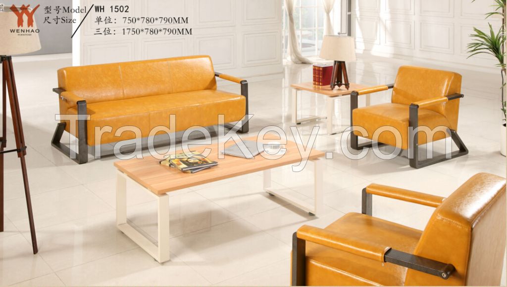 Popular Office Sofa With Metal Feet 1502