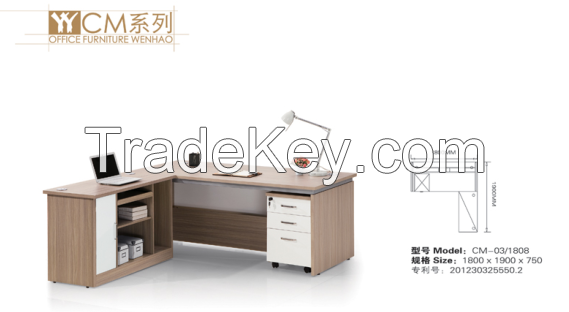 hot selling modern office furniture,office desk,manager desk CM-03/1808