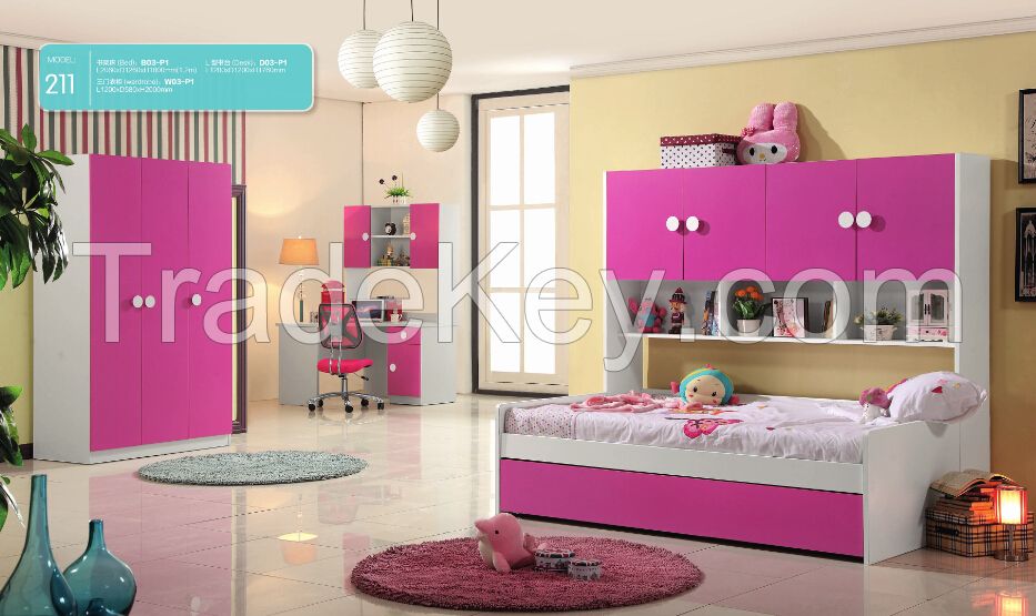 2015 new style children bedroom furniture set  211