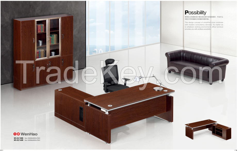 Modern office furniture , Office Desk, manager desk MS-02/1808