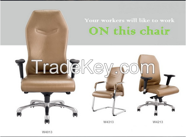 Modern Office  Chair, Leather Office Chair In Different Type W4013