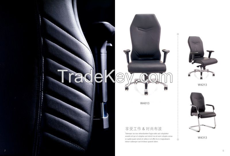 Modern Office  Chair, Leather Office Chair In Different Type W4013