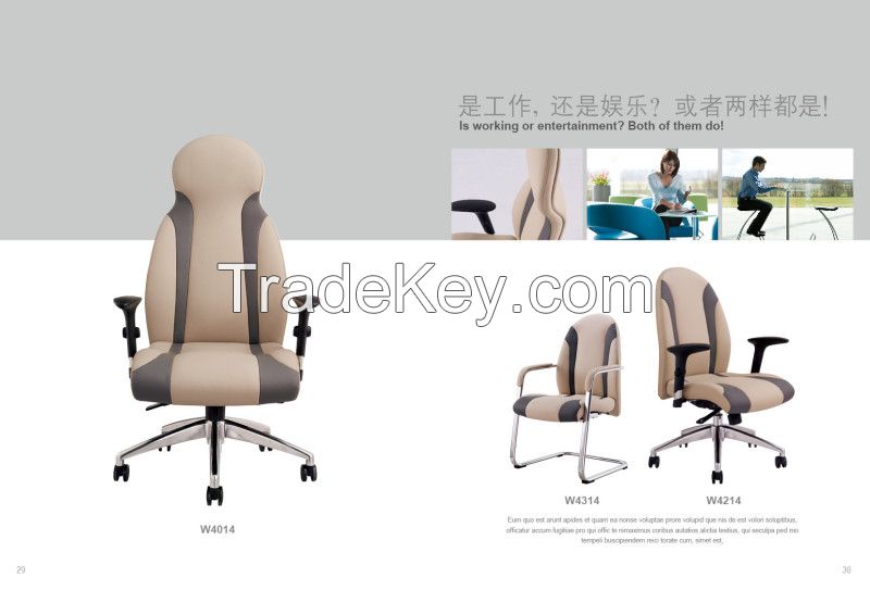 Modern Office  Chair, Leather Office Chair In Different Type W4014