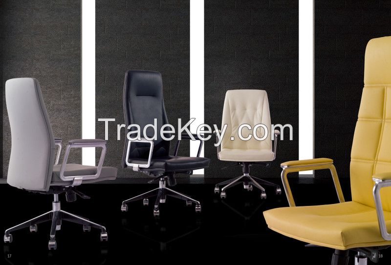 Modern Office  Chair, Leather Office Chair In Different Type W4018
