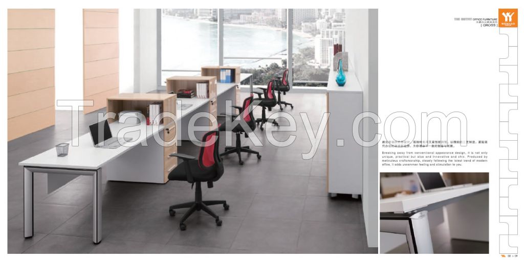 2015 new style Office workstation, modern office workstation for four persons CS-1580-4
