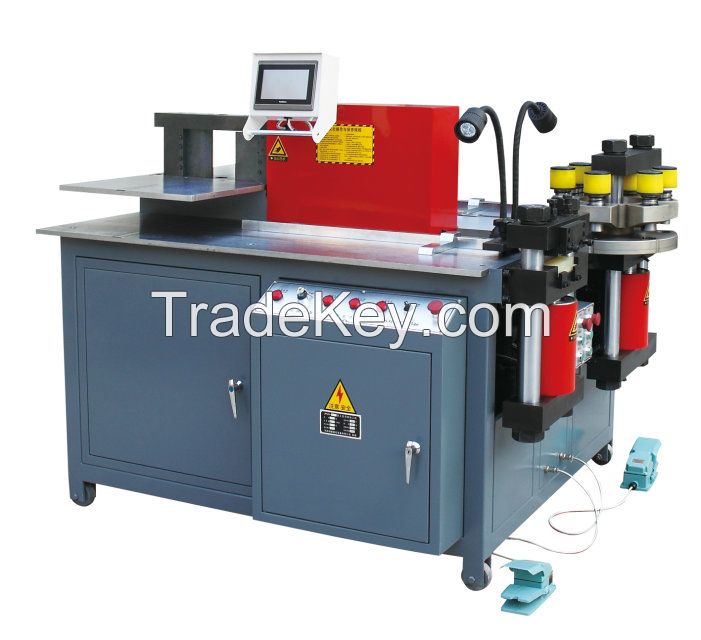 new condition hydraulic CNC busbar cutting shearing bending punching machine 