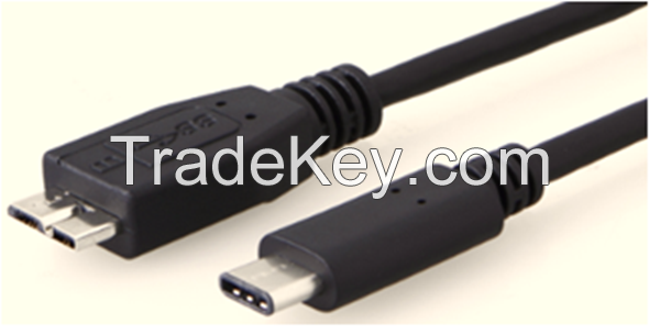 USB 3.1 TYPE-C to AF 3.0/MICRO B 3.0/BM 3.0/AM 3.0 Data cable