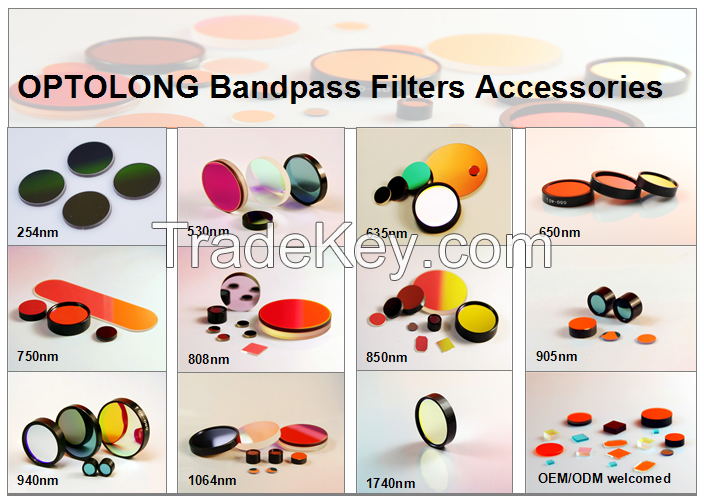 Chinese Manufacture Optical Bandpass Filters ,OEM are welcomed