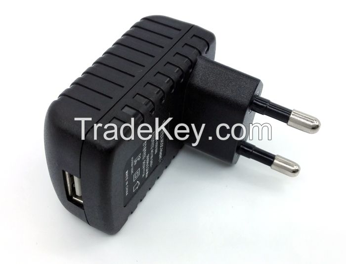 5V1A usb power adapter with safety approved
