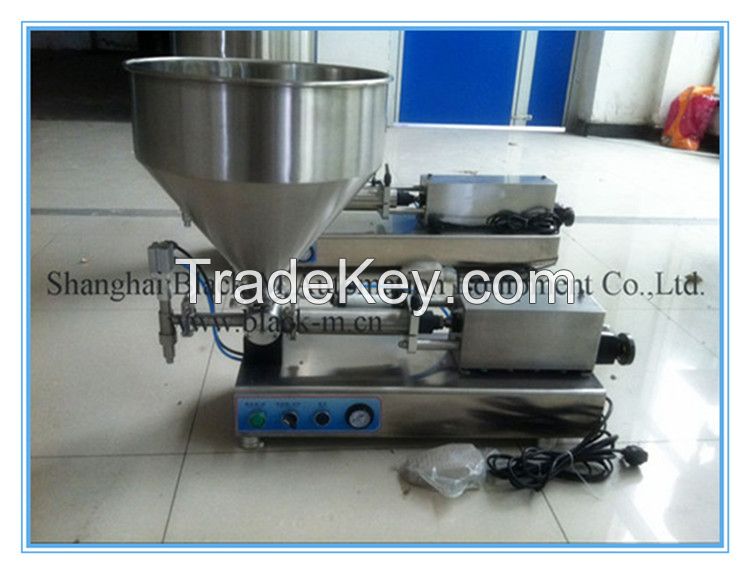 SSemi-Auto piston paste filling machine 