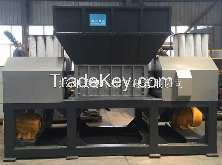 High quality and competitive price double shaft wood shredder for sale