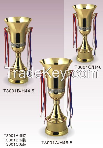 Big Gold Metal Trophy