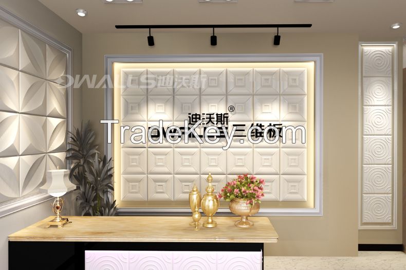 cost-effective popular and fashion 3D Board leather wall panel