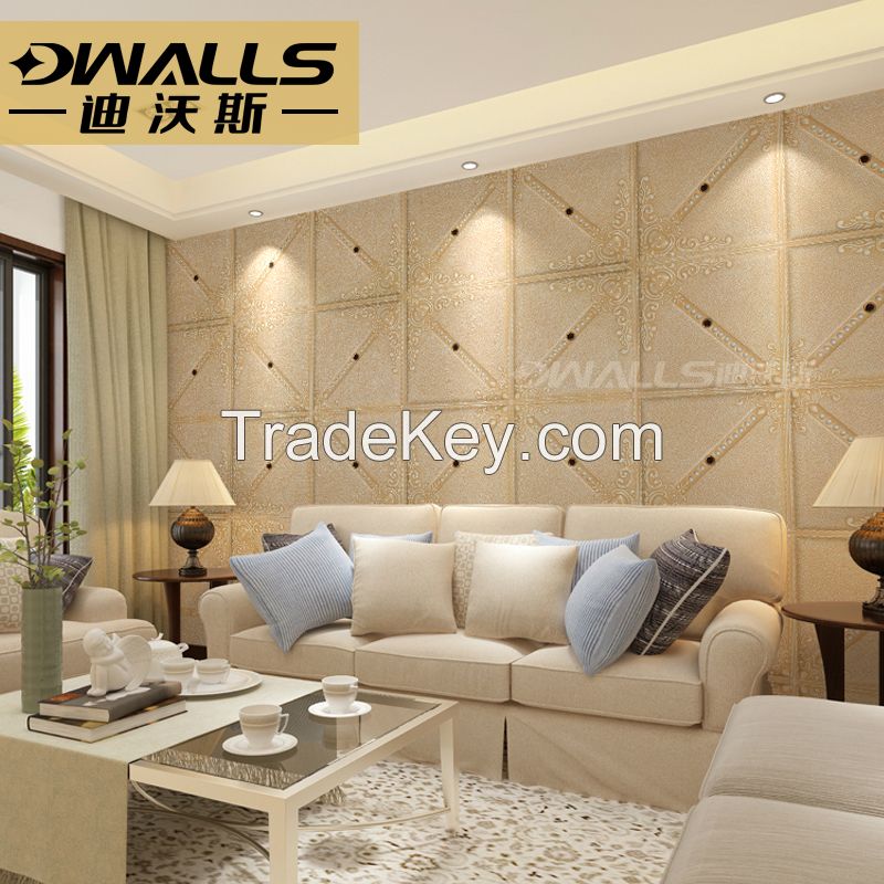 2015 NEW 3D leather wall panels in comfortable PU leather and foam sponge