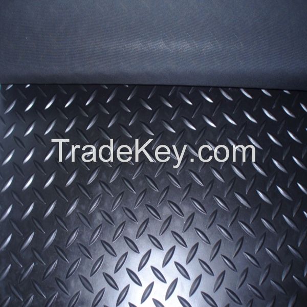 Hebei Factory Anti Slip Rubber Sheet in rubber matting Various Pattern
