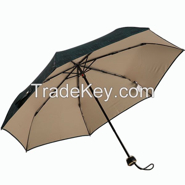 2015 hot sale made in china 3 fold umbrella