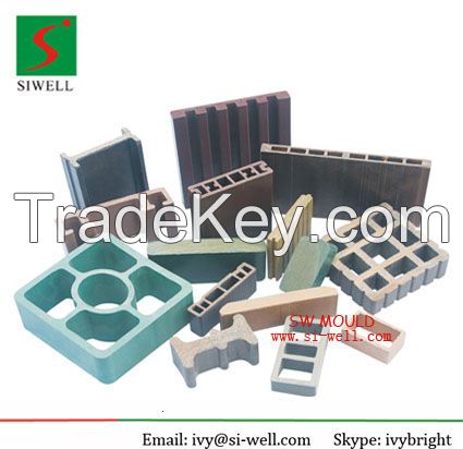 WPC hollow floor decking  extrusion profile moulds