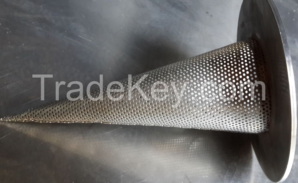Stainless steel temporary cone strainer&filter