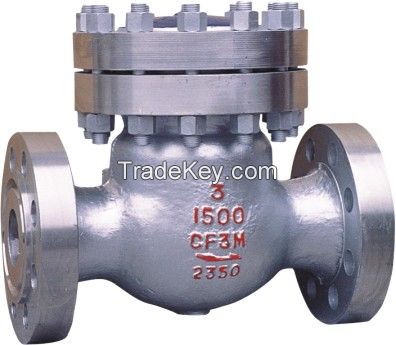 Cast steel swing check valve