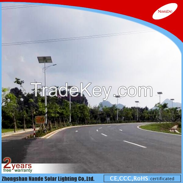 2016 Nande Hot Sale 50W Sun Power Street Light 