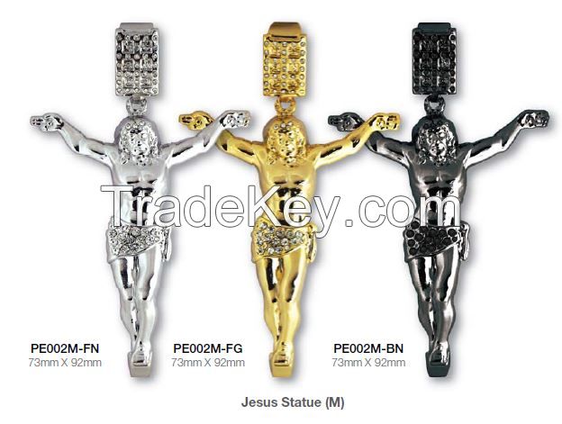 Jesus hiphop pendant