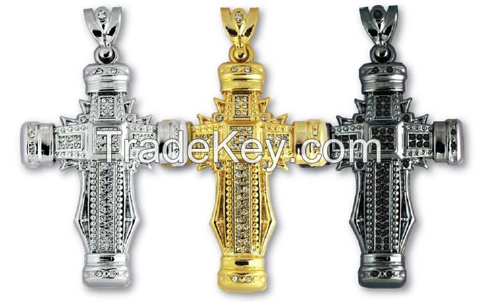 cross hiphop pendant