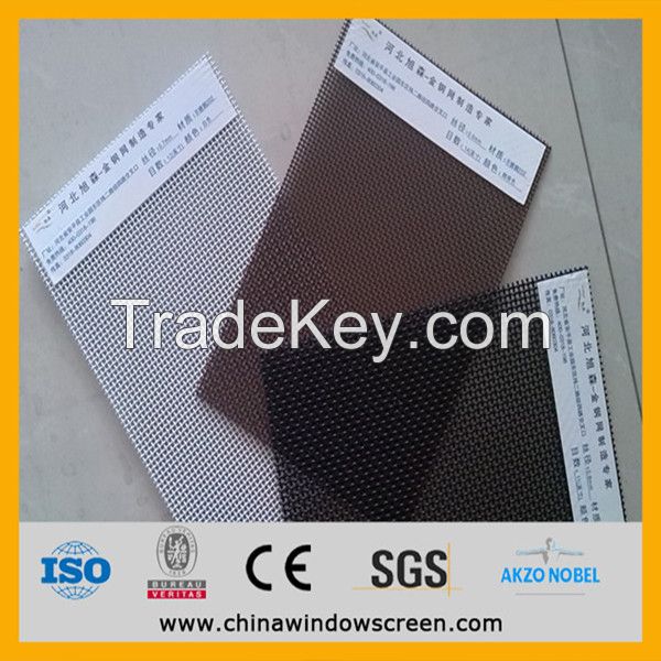 Plain weave Stainless Steel anti-theft window screen in 2015 ( ss304 ss316)