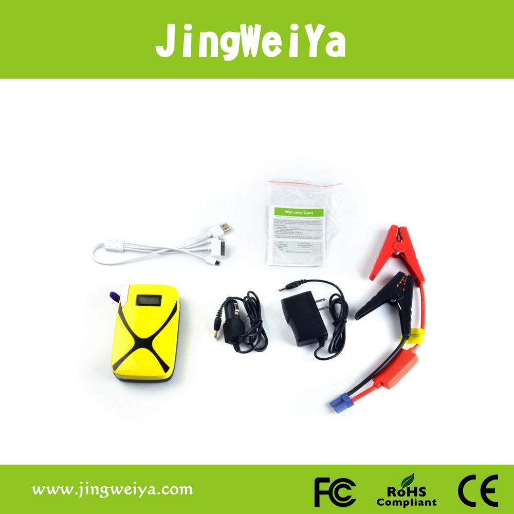 12V 8000mah mini jump starter Portable battery jump starter For MP4 mobiles PSP laptops