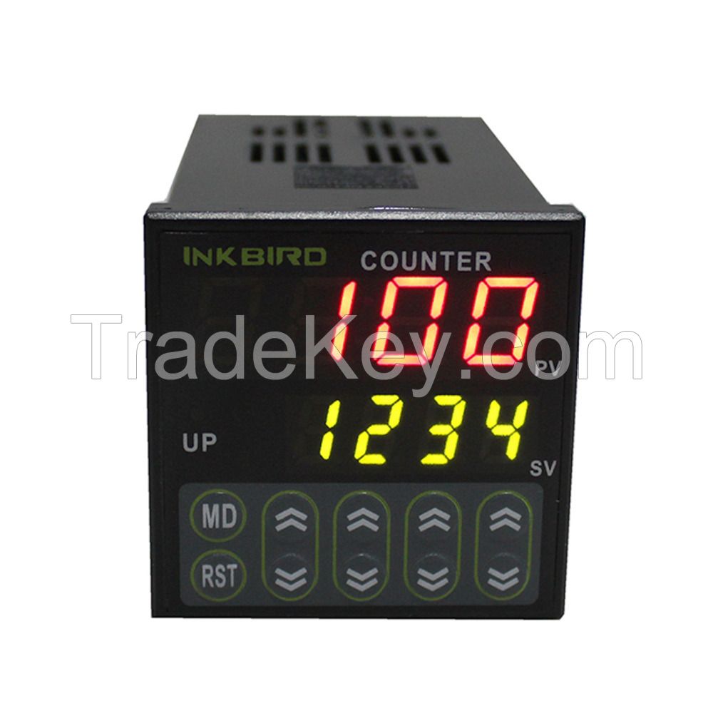 Inkbird Digital Preset Scale Counter 100-240V Tact Switch Register NPN/PNP Voltage input IDC-S1RH
