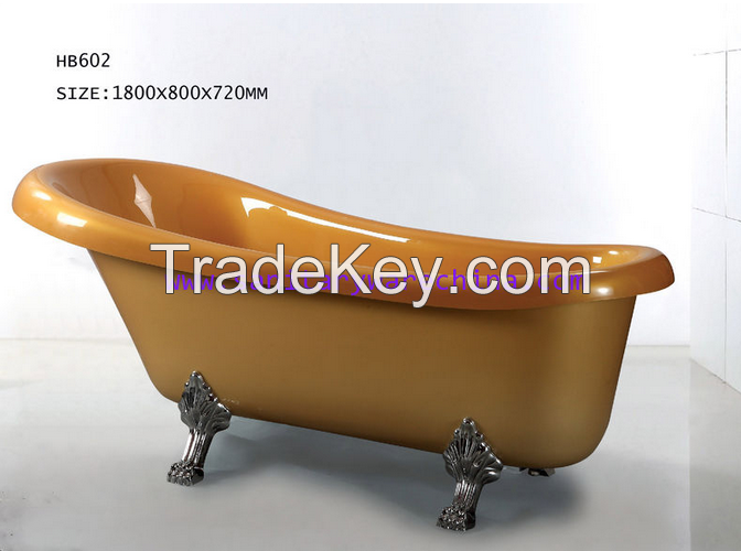 Bathtubs, freestanding Bathtub without faucet , hand shower HB602 1800X800X720