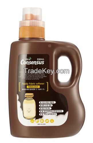 Consensus Family Fabric softener Concentrated, 1.7L Bottle, Made in Korea