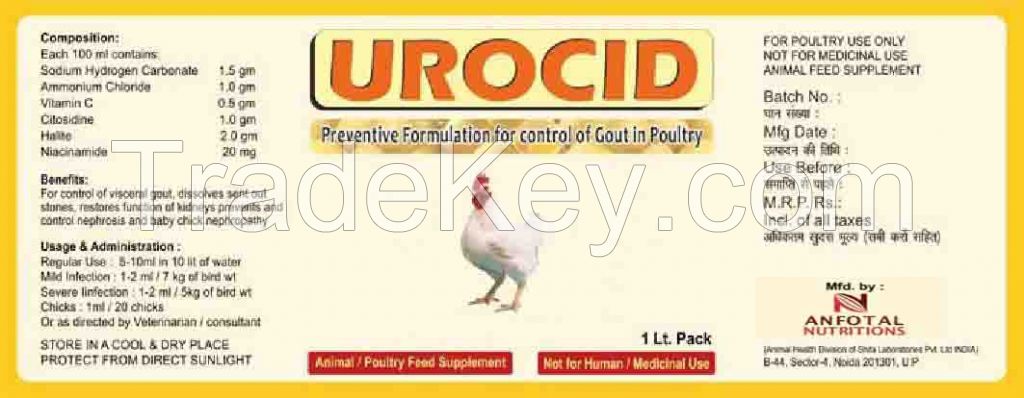 Urocid - Anti Gout for Poultry