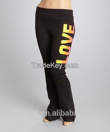 Best design and high quality colourful yoga pants wholesale