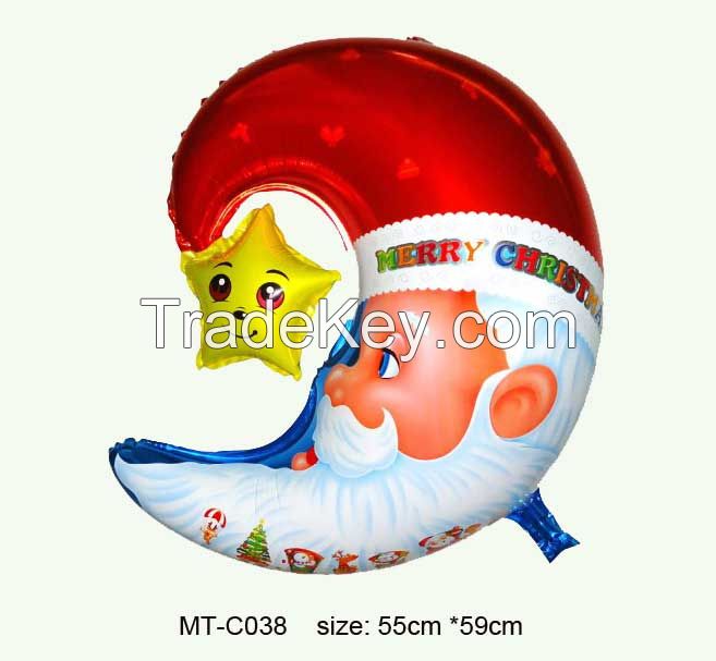 Christmas helium balloon