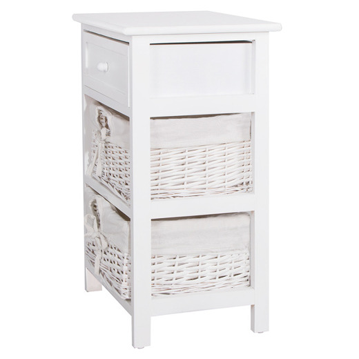 Home Collection Wicker Chest Of Drawers Unit Cupboard Cabinet