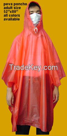 Disposable PE Poncho/ New Style PE cloak Poncho/ Waterproof  Fashionable Rain Poncho/ coat(XR-001)