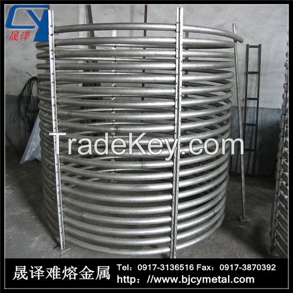 Supply titanium coil, square plate titanium tube, titanium serpentine
