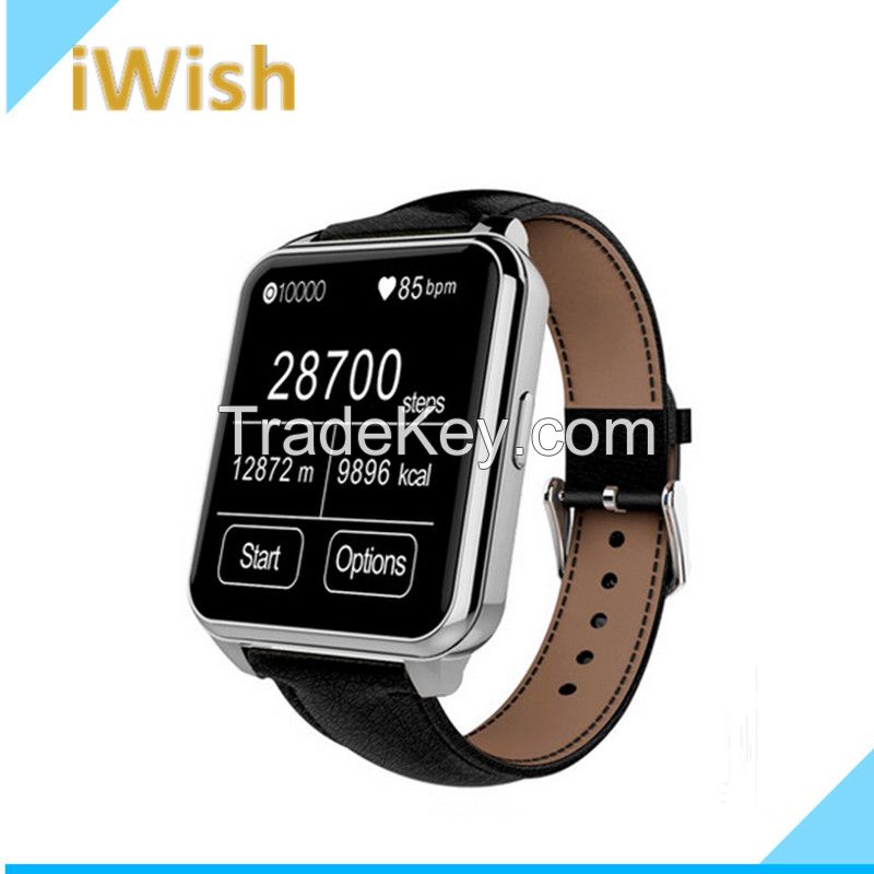 2015 Hot Smartwatch For iphone/Android IP66 waterproof cell phone watch