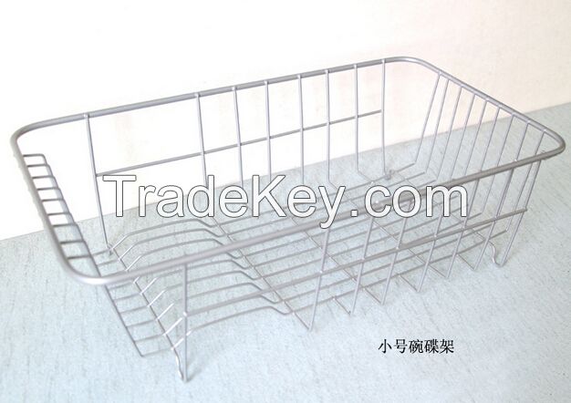 Kitchen Stainless Steel 2 Layered Dish Drainer