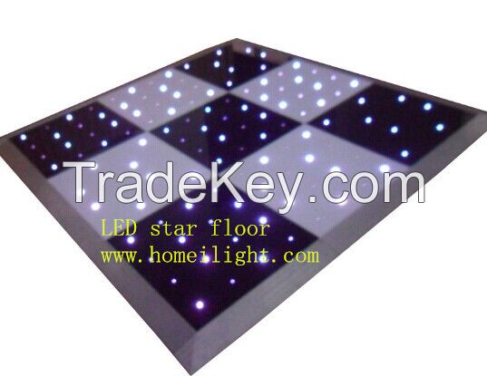 2015 Fashionable simple color led  dancing floor tile with remote