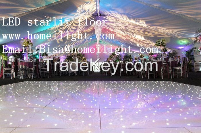 2015 Fashionable simple color led  dancing floor tile with remote