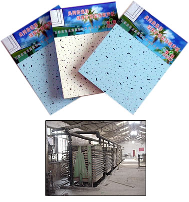 Mineral Fiber/Wool Ceiling Tiles(Acoustic Material)