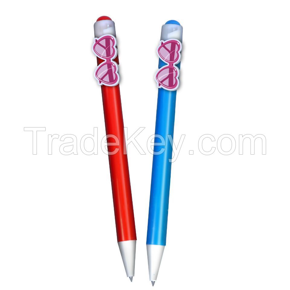 Eye-catching sunglasses promotional pens by factory customized