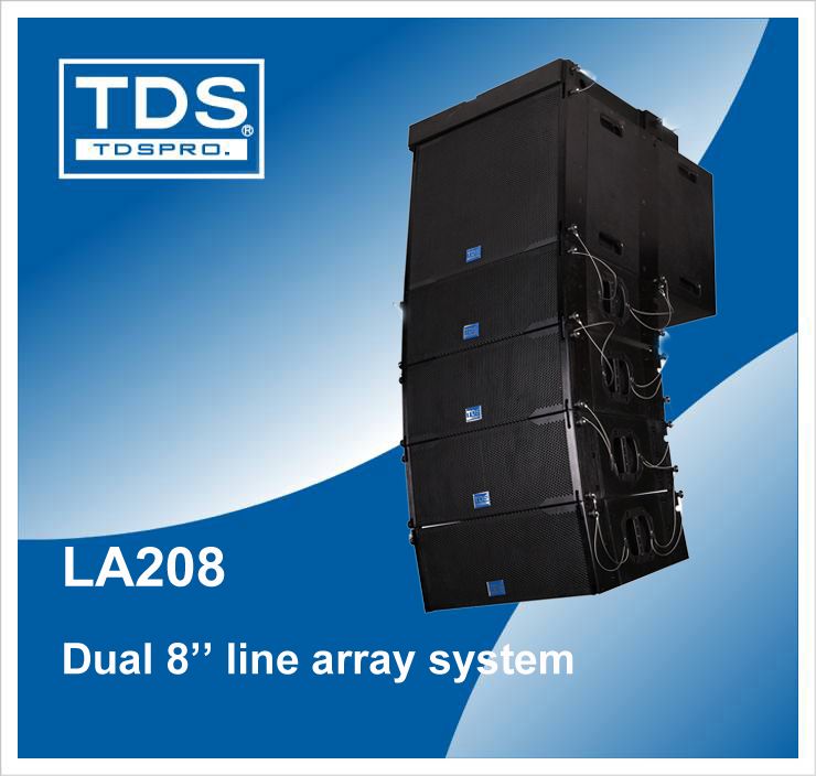 line array speakers (LA208)