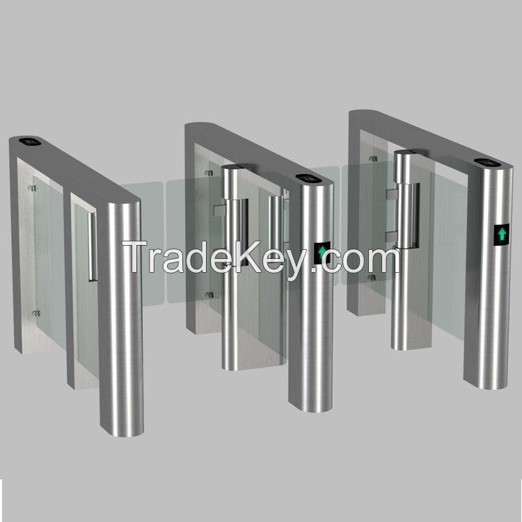 RFID access control automatic swing barrier gate/ Double way running s