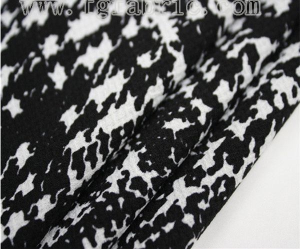 Polyester lattic spandex tight pants fabric BSF-003