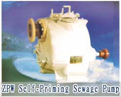 Non-blocking Self-Priming Sewage Pumps of ZPW Series
